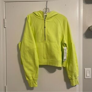 NWT Lululemon oversized half zip scuba hoodie